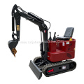 The second-hand small 1200 kg excavator price cheap and the bucket capacity is 0.025m3